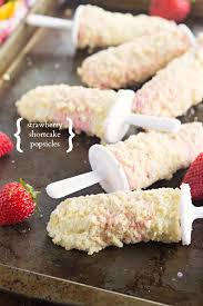 Strawberry Shortcake Ice Cream Bars Chelsea S Messy Apron Popsicle Recipes Desserts Homemade Strawberry Shortcake