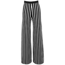 Black And White Pants Womens One Love Black White Bandage Wide Leg Trousers Mistress Rocks 82 Li Black And White Striped Trousers Striped Wide Leg Trousers Black And White Pants