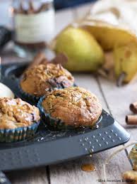 Muffin Americain Poire Chocolat Mes Recettes Healthy Recette En 2020 Poire Au Chocolat Alimentation Muffin Poire