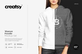 Download Women Hoodie Mockup Set Hoodie Mockup Hoodies Womens Hoodie Template