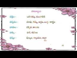 Nanarthalu Telugu Nanarthalu With Meanings న న ర ధ ల Meant To Be Telugu Grammar Work