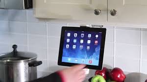 2 In 1 Kitchen Mount Stand For Ipad Tablets Youtube Diy Phone Holder Ipad Holder Ipad Stand