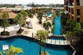 The Rawai Palm Beach Resort Is Surrounded By Verdant Tropical Gardens And Boasts Three Outdoor Swimming Pools Palm Beach Resort Beach Resorts Thailand Travel