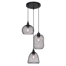 Fabrication 100% française dans notre atelier de roubaix. Lampe Suspendue Avec Abat Jour Dans Un Design Cage