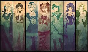 Neon genesis evangelion / cast Neon Genesis Evangelion Characters Anime Digital Art By Sarah J Stone