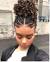 Curly Hair With Braids On Top