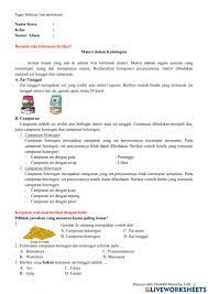 Planet yang letaknya paling jauh dari matahari adalah …. Ejercicio De Latihan Soal Akm Kelas V