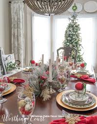 22 Christmas Tablescape Ideas Christmas Tablescapes Christmas Dinner Table Christmas Decorations Cheap
