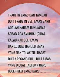 Tau tak apa hukum trade in emas dengan emas? Tingkapdaily Pulut Dakap Ke Tupat Palas Ke Tapai Ke Pisang Goreng Ke Baca Ni Sedikit Ilmu Tentang Emas Sebenarnya Ramai Lagi Yang Masih Cetek Tentang Hukum Hakam Dalam Jual Beli Emas Tau Tak Apa Hukum