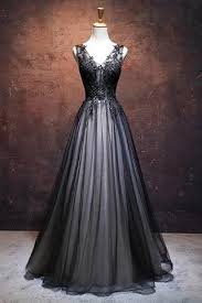 Black Satins Sequins Beading Halter A Line Long Dress Princess Floor Length Formal Dress Senior Prom Dresses Gothic Wedding Dress Evening Dresses
