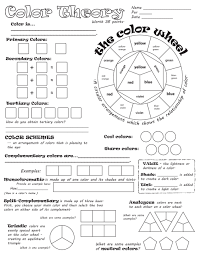 Native American Worksheets For Kindergarten Art Worksheets Art Education Lessons Color Theory Worksheet