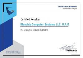 Bluechip Announces Reseller Agreement With Grandstream Business Communication Resell Networking