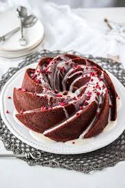 Cake christmas desserts christmas cake desserts christmas baking christmas cookie cake cupcake cakes xmas cake cake decorating. Red Velvet Bundt Cake With Cream Cheese Filling Sugar Salt Magic