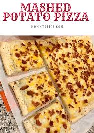 Mashed Potato Pizza Mashed Potato Pizza Savoury Food Potato Pizza Recipe