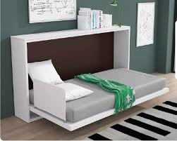 Lit Escamotable 140x190 Cm Horizontale Melina Structure Blanche Facade Blanche Sans Matelas Lestendances Fr Lit Escamotable Armoire Lit Escamotable Lit Relevable