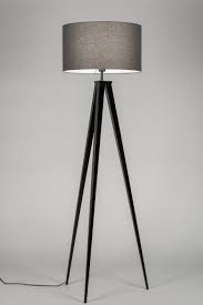 vloerlamp 30698 design modern stof metaal vloerlamp vloerlampen woonkamer tripod lamp