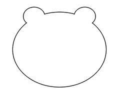 Face Template Google Trsene Polar Bear Face Polar Bear Craft Face Template