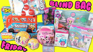 blind bag friday includes lol surprise dolls shopkins my little pon makeup kit for kids toys for girls shopkins