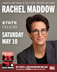 Rachel Maddow at the State Theatre! | Longfellow Books