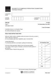 University Of Cambridge International Examinations Cambridge Checkpointenglish English Past Papers Past Papers Chemistry Paper