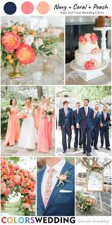 Navy sweetheart table with gold initial signs. Colors Wedding Top 8 Navy Blue And Coral Wedding Color Combos