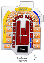 seating charts rushmore plaza