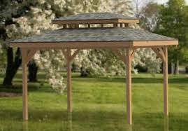 A gazebo such as this would be a nice cover over the hot tub or a gathering place for the family down by the pond. 12 X 16 Double Hip Roof Gazebo Building Plans Perfect For Hot Tubs Ebay