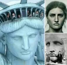 Statue of Liberty face inspired by European socialite