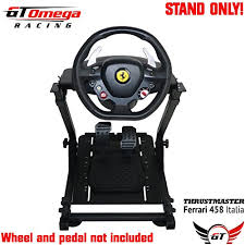 Thrustmaster tx ferrari 458 italia racing wheel and pedal set. Gt Omega Steering Wheel Stand For Thrustmaster Tx Racing Wheel Ferrari 458 Italia Pedals Set Xbox One Pc Compact Foldable Tilt Adjustable To Ultimate Gaming Console Experience Coupon N Discount