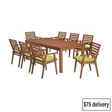 briscoes coastal classic 9 piece lisburn wooden outdoor furniture setting wooden outdoor furniture outdoor furniture sets outdoor furniture