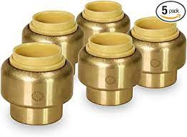 Maybe you would like to learn more about one of these? Supply Giant Vqtf12 5 Plug End Cap Pipe Fitting Push To Connect Pex Copper Cpvc 1 2 Inch Brass Pack Of 5 Amazon Com