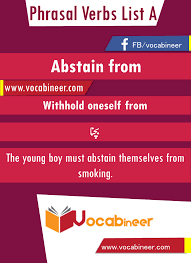 Afrikaans albanian arabic bengali chinese croatian czech danish dutch english finnish french german greek hindi hungarian icelandic indonesian italian japanese korean latin malay malayalam marathi nepali. Abstain From Phrasal Verb With Hindi And Urdu Meanings And Sentence Download Pdf Verbs List English Vocabulary Words Verb