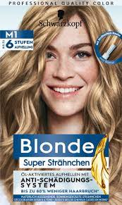 (used especially of a woman. Schwarzkopf Blonde Blonde M1 Super Strahnchen Dauerhaft Gunstig Online Kaufen Dm De