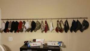 Curtain Rod Hat Hanger Hat Hanger Rack Ideas Hanger
