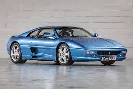 He went out and got an ferrari f355 with the f1 paddle shifter early last year. 1998 Ferrari F355 Classic Driver Market