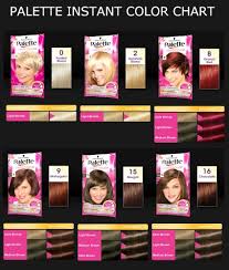 palette hair color shades