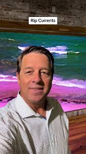 Here's a rare look at what the bottom looks like under the water when a rip  current is occurring. #rip #ripcurrent By the way, they are not rip "tides"  as they are a current of moving water.