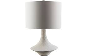 Free shipping & free returns*. Bennett Table Lamp White Plaster One Kings Lane