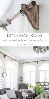 Kmart has a large selection of curtain rods to add flair to your window treatments. Diy Curtain Rods Restoration Hardware Inspired Maison De Pax