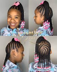 Nowadays, so many different hair designs are made that even the simplest hairstyle can turn into a wonderful model. November Love On Instagram Children S Braids And Beads Booking Link In Bio Childr Kids Hairstyles Girls Black Kids Braids Hairstyles Black Kids Hairstyles
