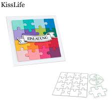 Dragonfly stamps and dies set for card making die cuts silicone clear seal stamp set for card making decoration diy scrapbooking paper craft album supplies. 2019 New Diy Puzzles Metal Cutting Dies Square Heart Puzzle Die Cuts Scrapbooking Card Making Dies Alinacrafts Christmas Die Cut Cutting Dies Aliexpress
