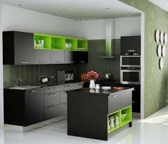 The glossy, flat paneled cupboards give a chic look to it. Ideas For Small Kitchen Makeover Indian Kitchen Interior Ideas Decor Gully Evergreen Interiors