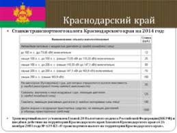 Stavki Transportnyj Nalog 2018 Krasnodarskij Kraj Srimea Jurist