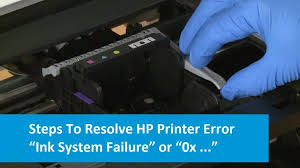 How To Resolve Hp Printer Error Ink System Failure Or 0x Hp Printer Hp Officejet Printer