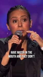 It’s hard to pronounce the letter S when you have water in your mouth.