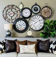 Time Is On Your Side When It Comes To Perfecting Your Decor Add Instant Inspiration To Any Room With A Gallery Wall Of Clo Home Clock Living Decor Clock Decor