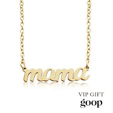 Collier Mama en or