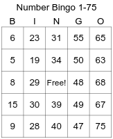 The printable bingo cards were created using our excel program and the web application bingo maker. 1 Free Bingo Card Generator Play Online Or Print Cards