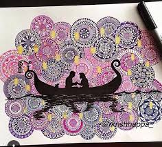 Disney Tangled And Drawing Kep Mandala Design Art Disney Drawings Doodle Art Drawing