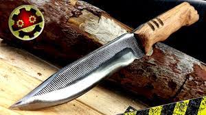 How to build your own forge a forged knife is made from a single bar of steel, heated and then hammered into shape, creating a. Making A Knife From An Old File No Forge Needed Youtube
